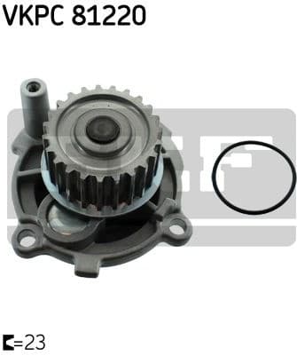 Water Pump, engine cooling Aquamax VKPC 81220