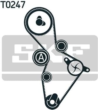 Water Pump & Timing Belt Kit VKMC 01222-1 - image 2