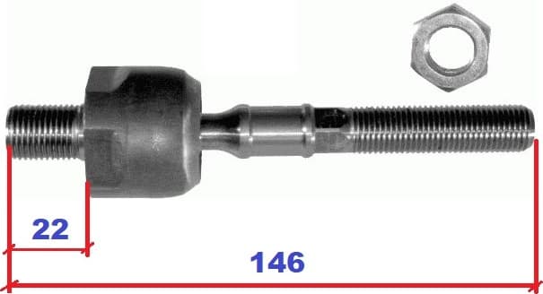 Tie rod inner (rack end) 28961 01