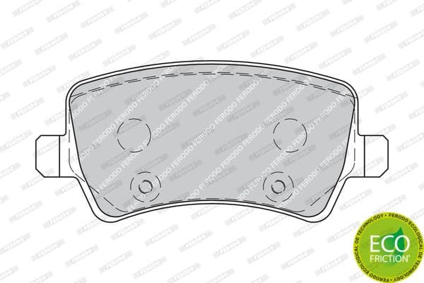 Brake pads rear, Top Quality FDB1918 - image 3