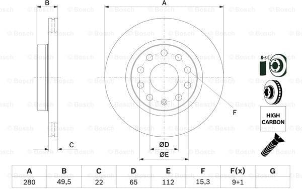 Brake Disc 0986479098 - image 5
