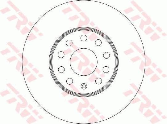 Brake discs kit front (2pcs), Top Quality DF4295 - image 3