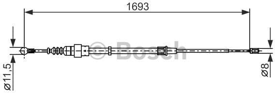 Cable Pull, parking brake 1987477698 - image 6