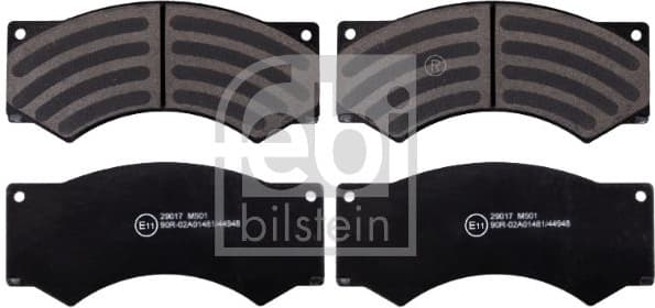 Brake Pad Set, disc brake 16604