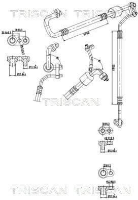 High/Low-pressure Line, air conditioning 9010 24015