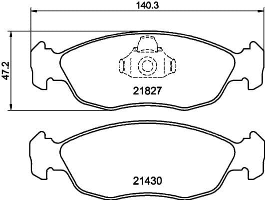 Brake Pad Set, disc brake 8DB 355 008-291 - image 4
