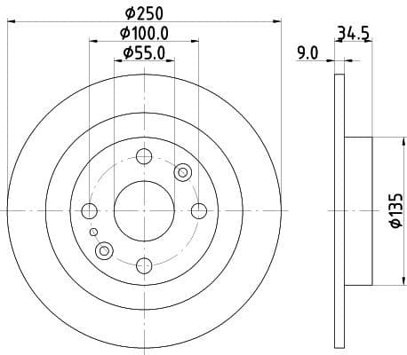 Brake Disc 8DD 355 103-191 - image 4