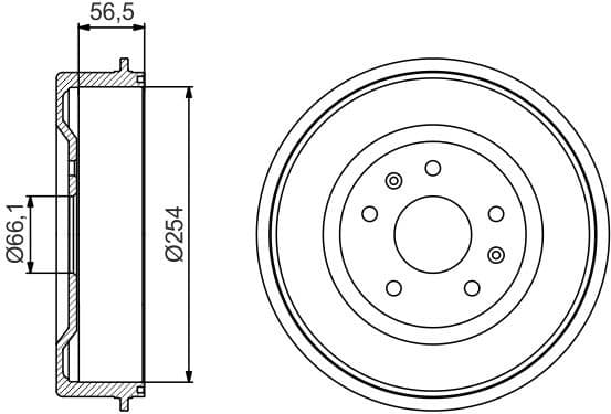 Brake Drum 0986477227 - image 2
