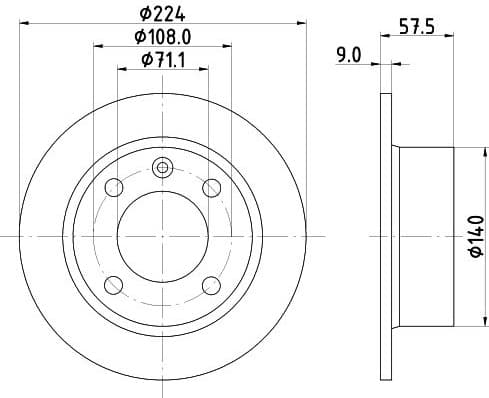 Brake Disc 8DD 355 103-011 - image 4