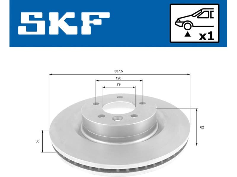 Brake Disc VKBD 80805 V1 - image 2
