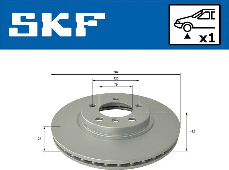 Brake Disc VKBD 80459 V1 - image 2