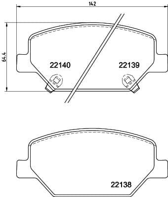 Brake Pad Set, disc brake 8DB 355 039-121 - image 3