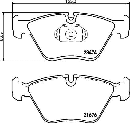 Brake Pad Set, disc brake 8DB 355 009-651 - image 4