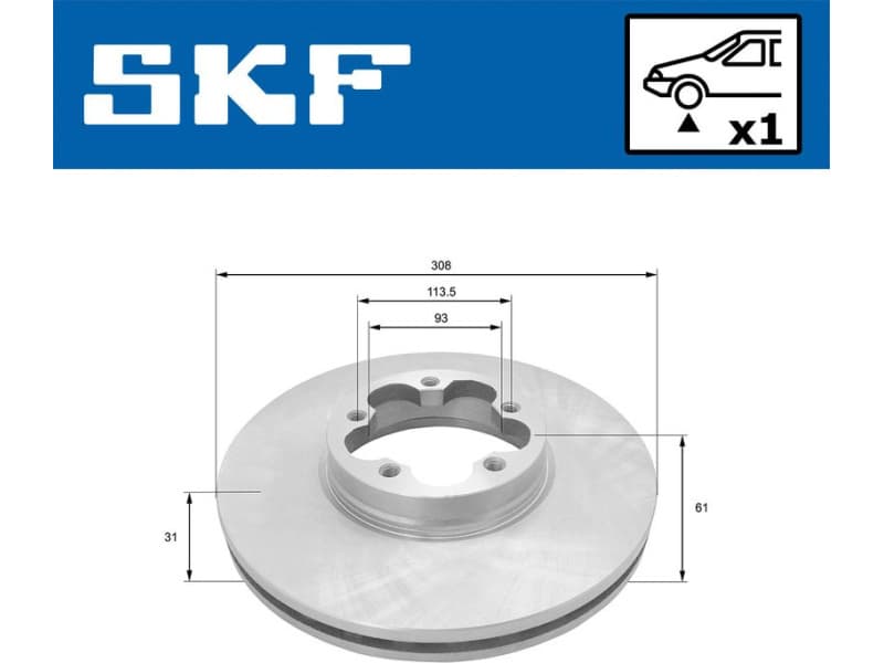 Brake Disc VKBD 81097 V1 - image 2