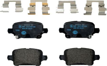 Brake Pad Set, disc brake 8DB 355 024-911