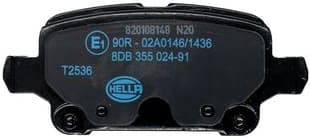 Brake Pad Set, disc brake 8DB 355 024-911 - image 2