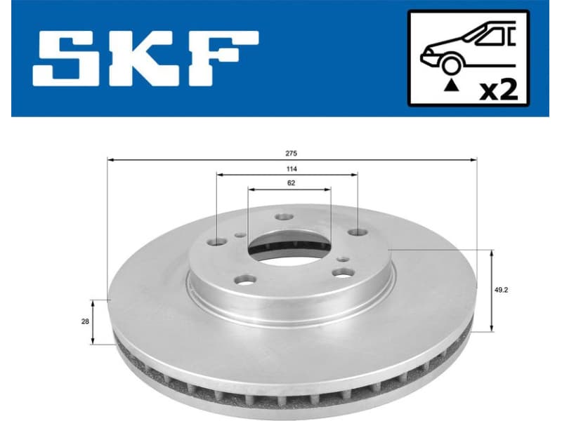 Brake Disc VKBD 80479 V2 - image 2