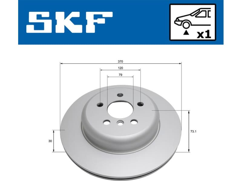 Brake Disc VKBD 80598 V1 - image 2