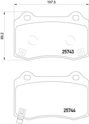 Brake Pad Set, disc brake 8DB 355 021-251 - image 4