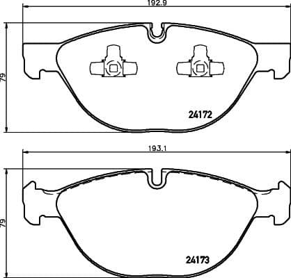 Brake Pad Set, disc brake 8DB 355 012-661 - image 2