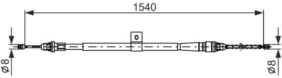 Cable Pull, parking brake 1 987 477 992 - image 6