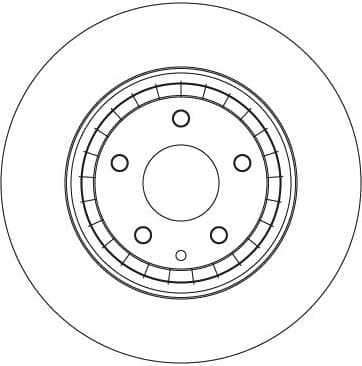 Brake Disc TRW SINGLE DF4611S