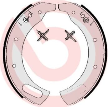 Brake Shoe Set ESSENTIAL LINE S 44 503