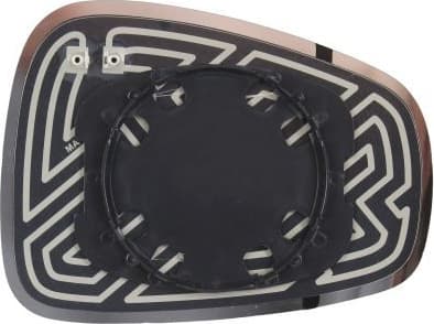 Mirror Glass, exterior mirror LORO 0115G01