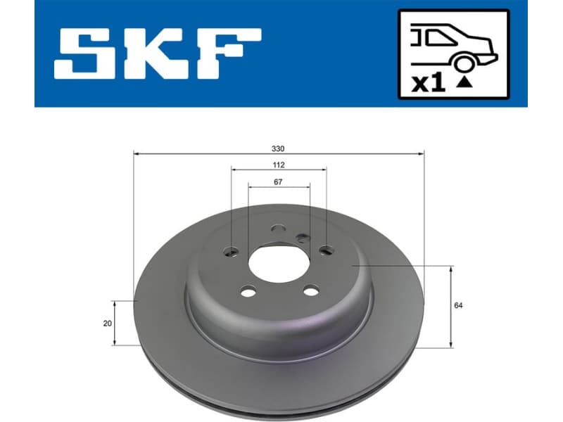 Brake Disc VKBD 91356 V1 - image 2