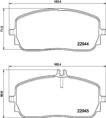 Brake Pad Set, disc brake 8DB 355 039-011 - image 2
