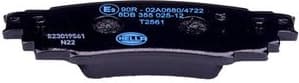 Brake Pad Set, disc brake 8DB 355 025-121 - image 3