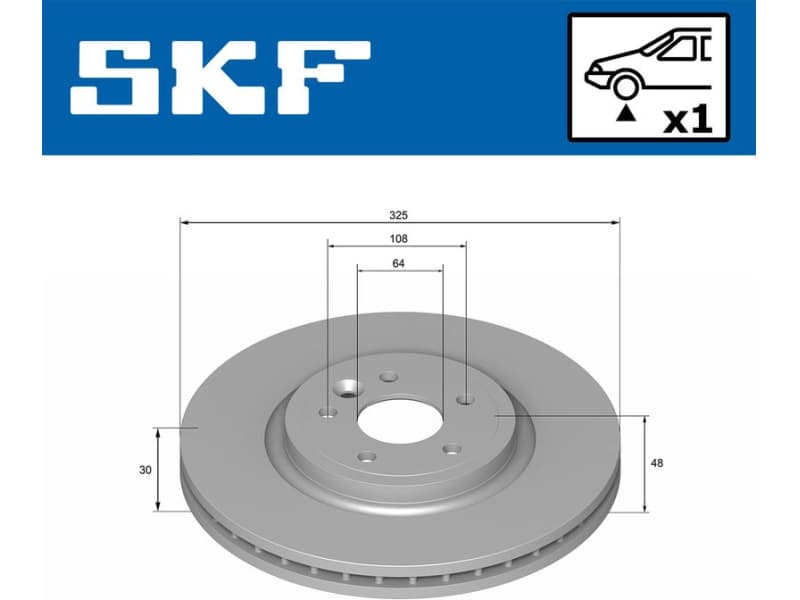 Brake Disc VKBD 81274 V1 - image 2