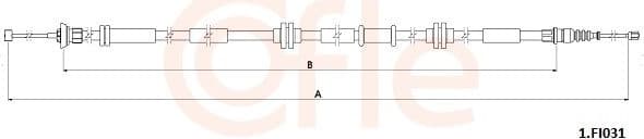 Cable Pull, parking brake 92.1.FI031