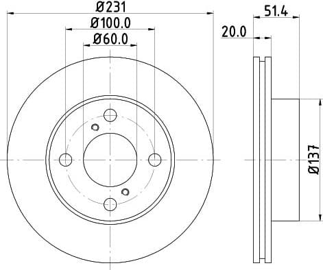 Brake Disc 8DD 355 116-501 - image 4