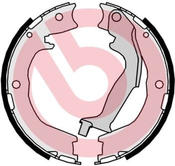 Brake Shoe Set, parking brake ESSENTIAL LINE S 83 562