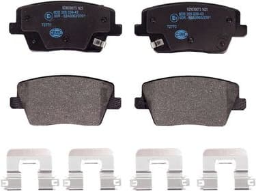 Brake Pad Set, disc brake 8DB 355 039-431