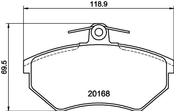 Brake Pad Set, disc brake 8DB 355 017-901 - image 4