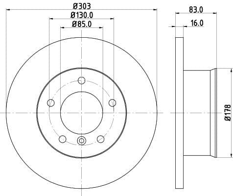 Brake Disc 8DD 355 100-391 - image 4