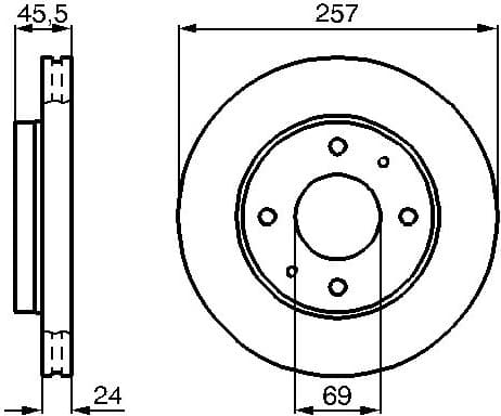 Brake Disc 0986478774