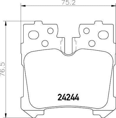 Brake Pad Set, disc brake 8DB 355 006-651 - image 4