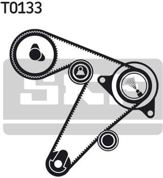 Water Pump & Timing Belt Kit VKMC 06501 - image 2