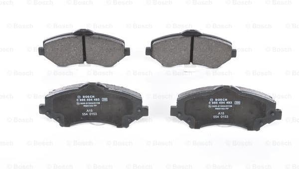 Brake Pad Set, disc brake 0986494493 - image 3