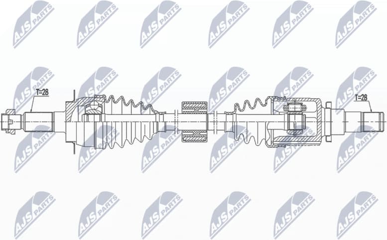Drive Shaft NPW-SU-037
