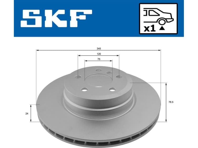 Brake Disc VKBD 90715 V1 - image 2