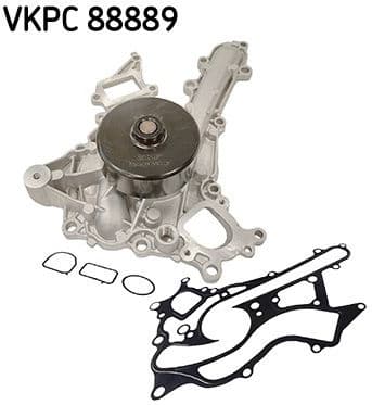 Water Pump, engine cooling VKPC 88889