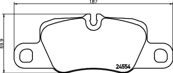 Brake Pad Set, disc brake 8DB 355 015-651 - image 4