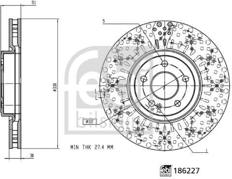 Brake Disc 186227