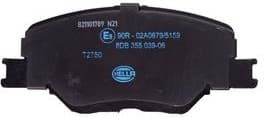 Brake Pad Set, disc brake 8DB 355 039-061 - image 2