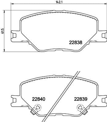 Brake Pad Set, disc brake 8DB 355 039-061 - image 4