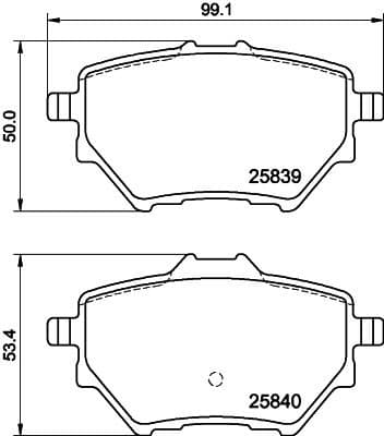 Brake Pad Set, disc brake 8DB 355 020-991 - image 3
